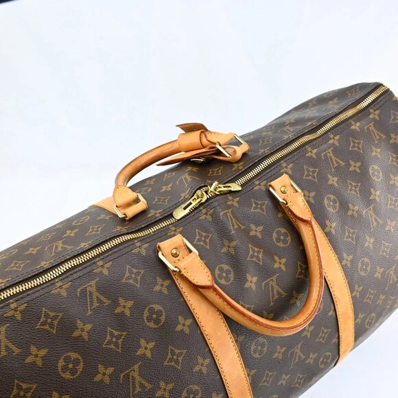 Authentic LOUIS VUITTON Keepall 60 Monogram Canvas Hand Bag bsj746-110625 - Picture 8 of 16